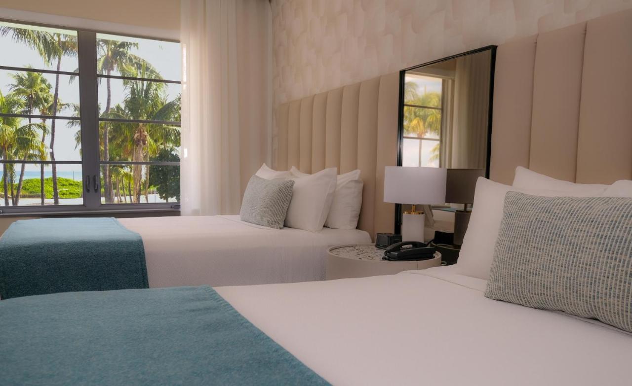 Oceanfront Two Double Beds
