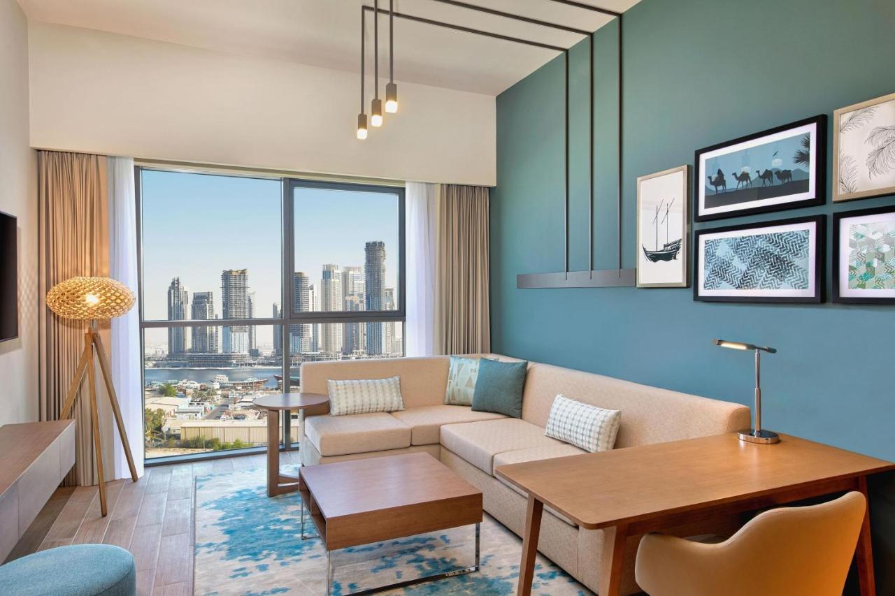 1 Bedroom Apartment with 1 King, Sofa Bed, Creek View (Complimentary Transfer to Dubai Mall, Festival City Mall, J1 Beach & Al Jaddaf Metro)