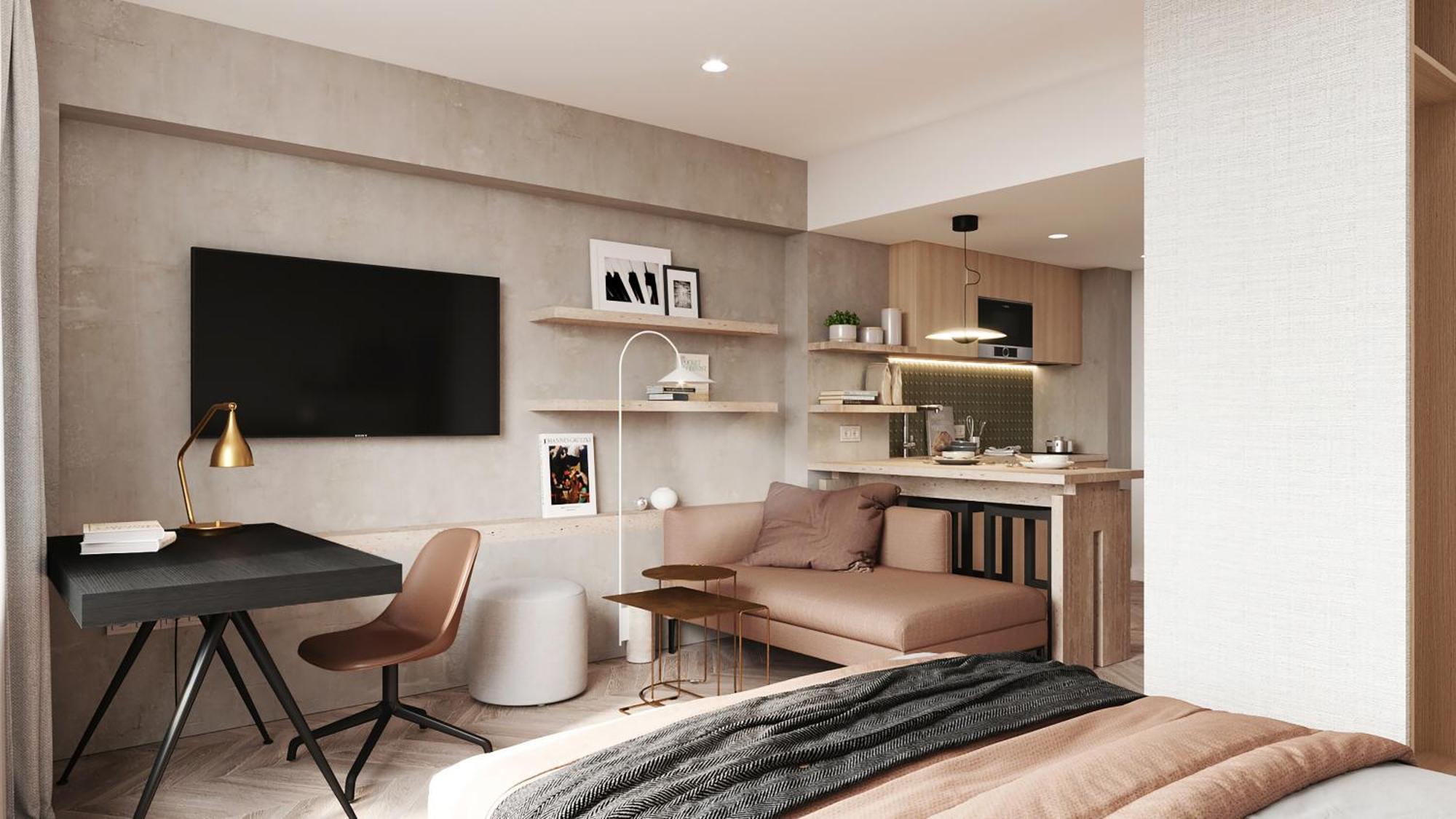 Comfort Queen Studio with Sofa Bed