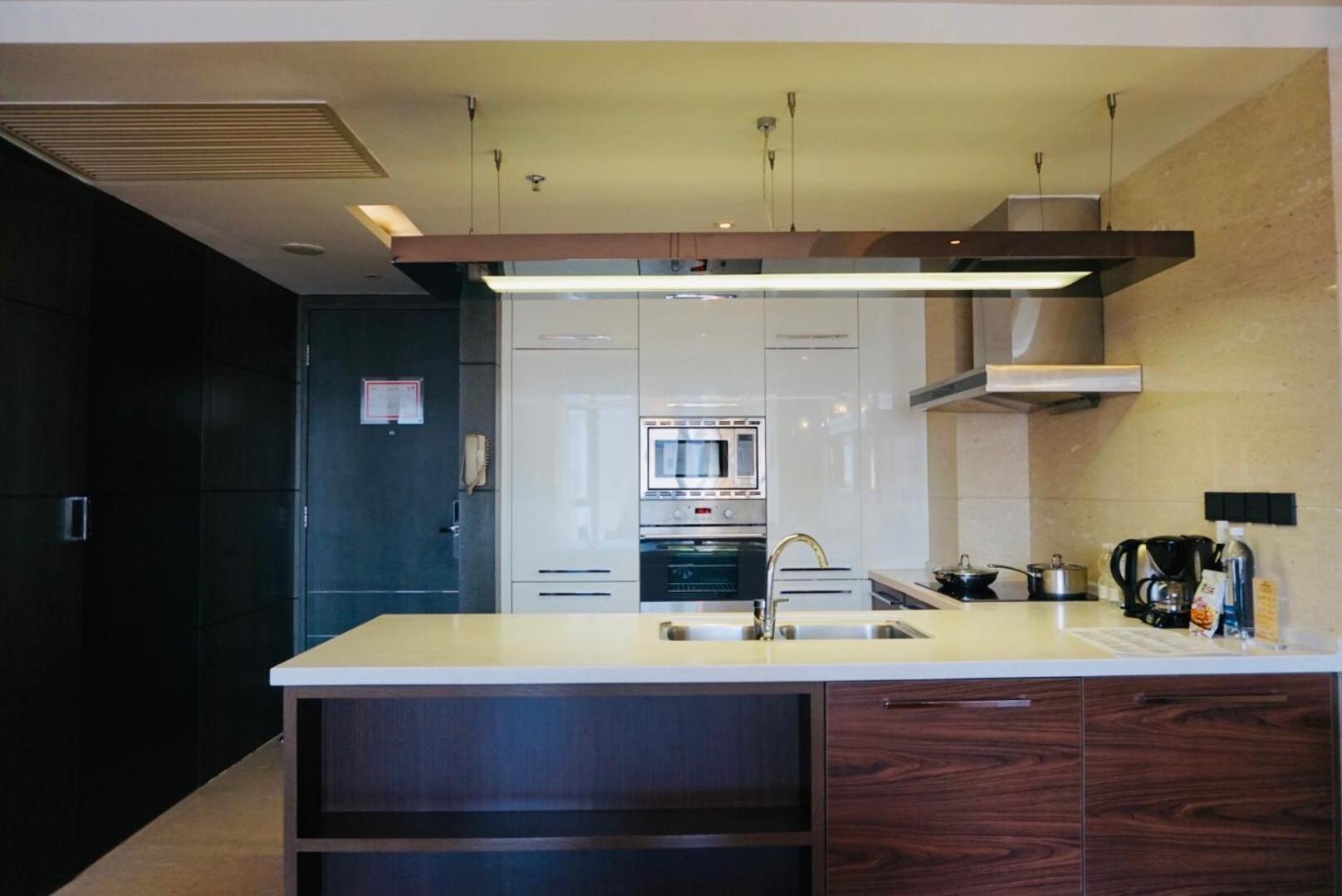 One-Bedroom Apartment + 108㎡ + private bedroom + private living room + open-plan kitchen + laundry room + complimentary high-speed internet