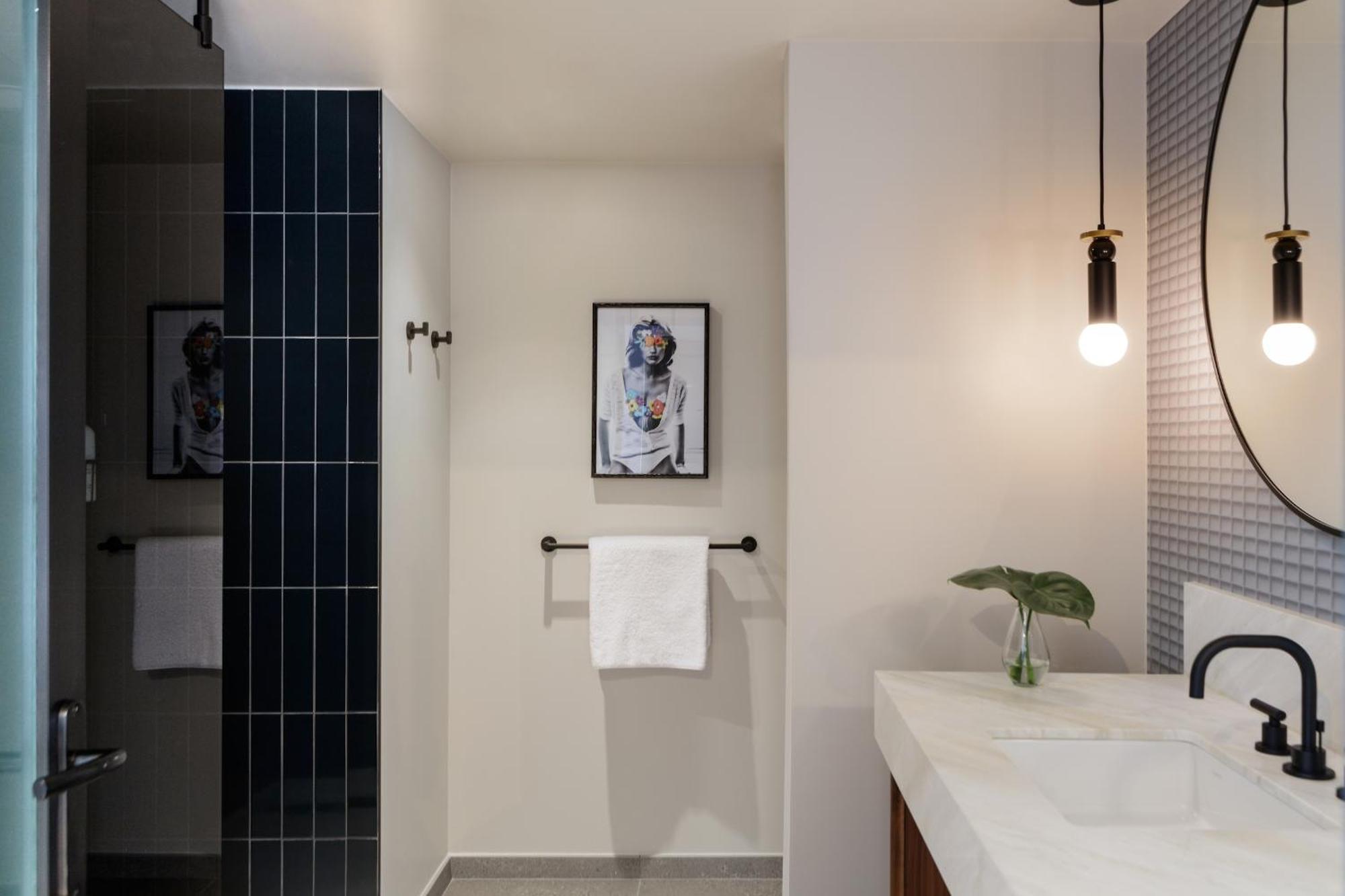 Queen Room with Two Queen Beds and Mobility Accessible Roll-In Shower