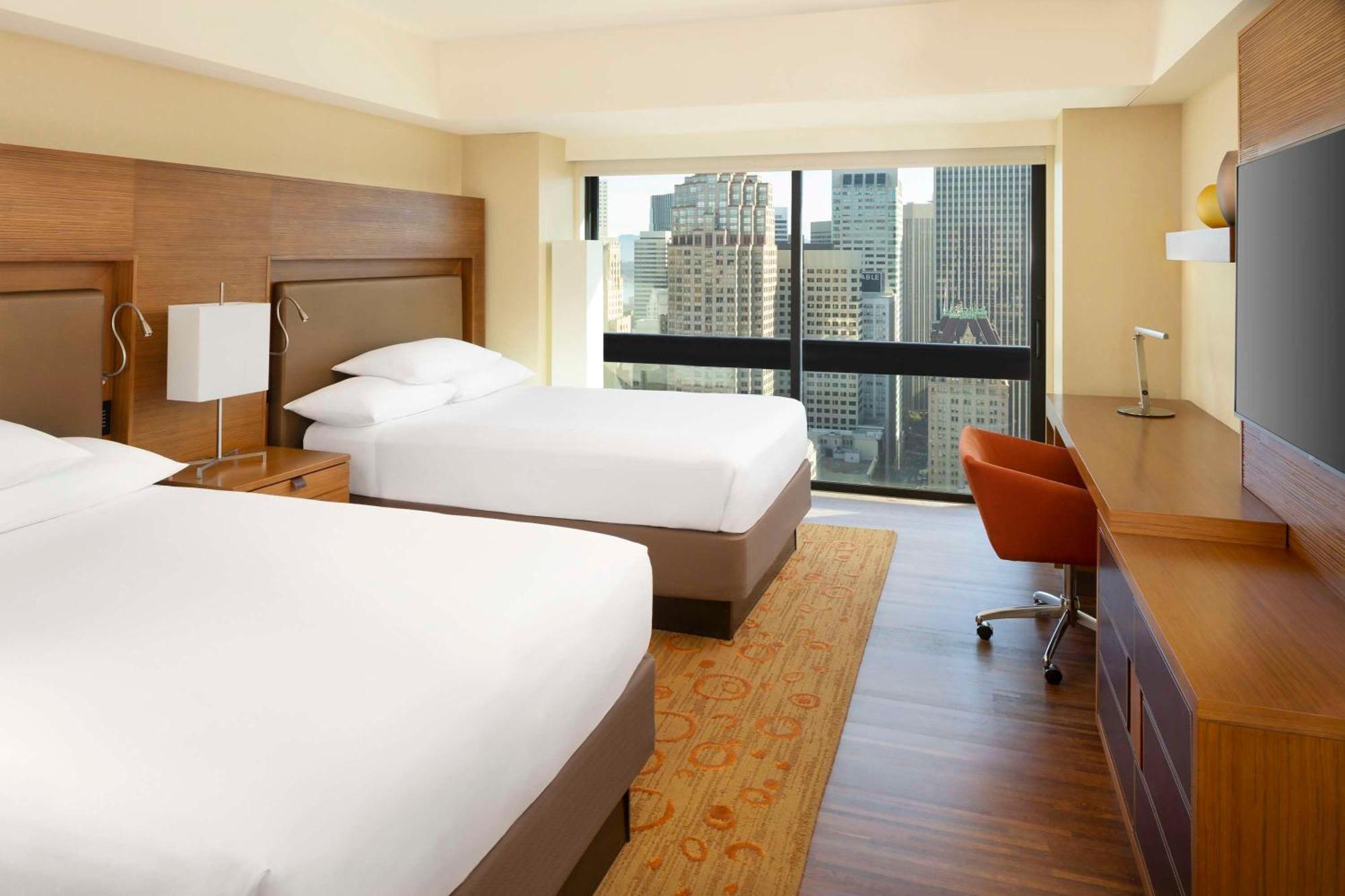 Double Room Two Double Beds City View