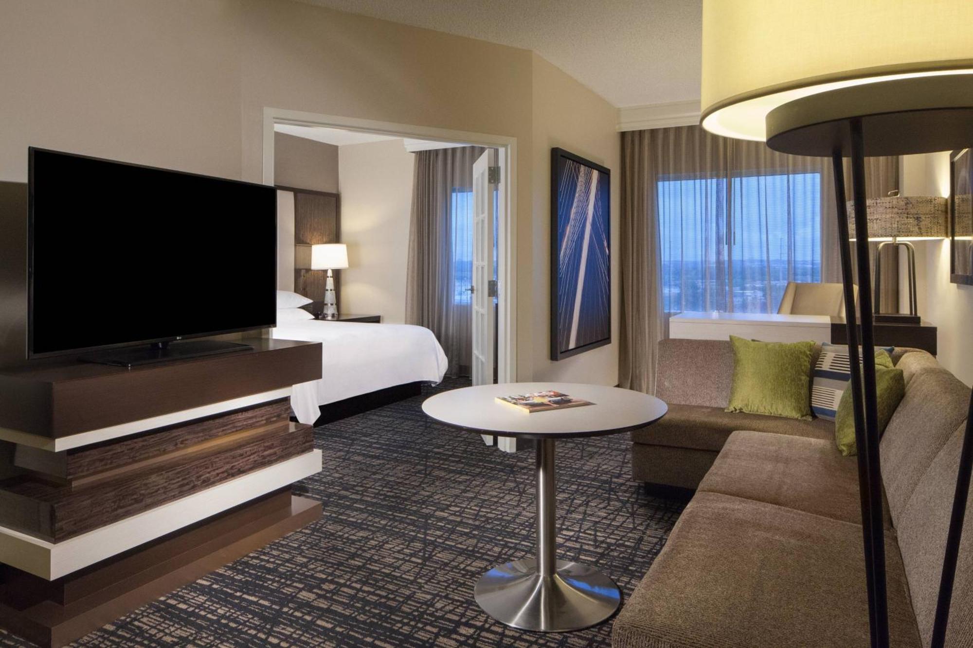One Bedroom Suite with one King Bed and Sofa Bed