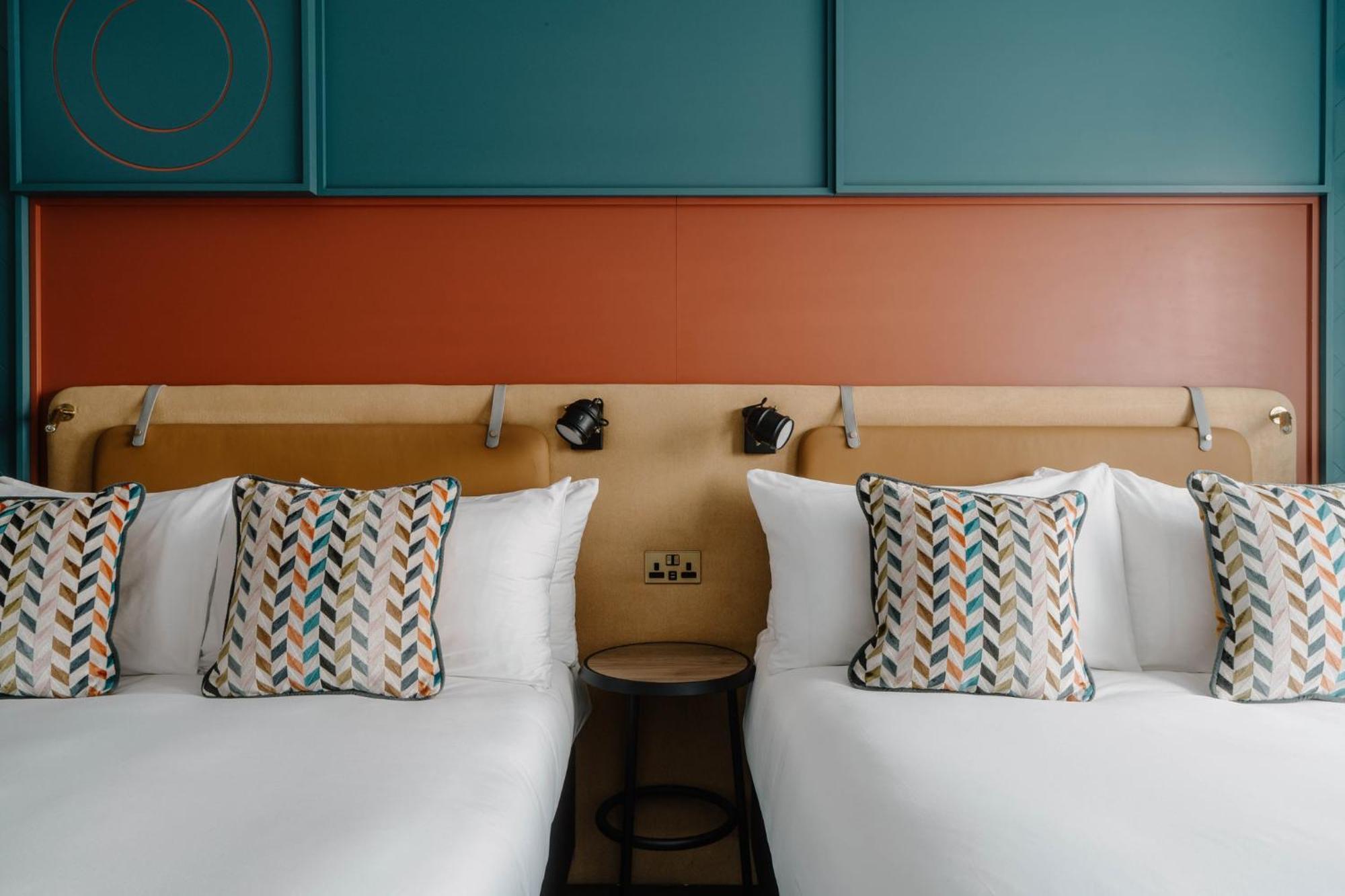 Premium Queen Room with Two Queen Beds, Balcony and City View - Top Floor