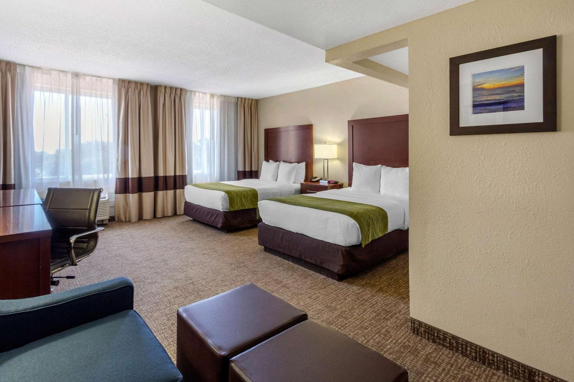 Junior Suite with Two Double Beds and Sofa Bed - Non-Smoking