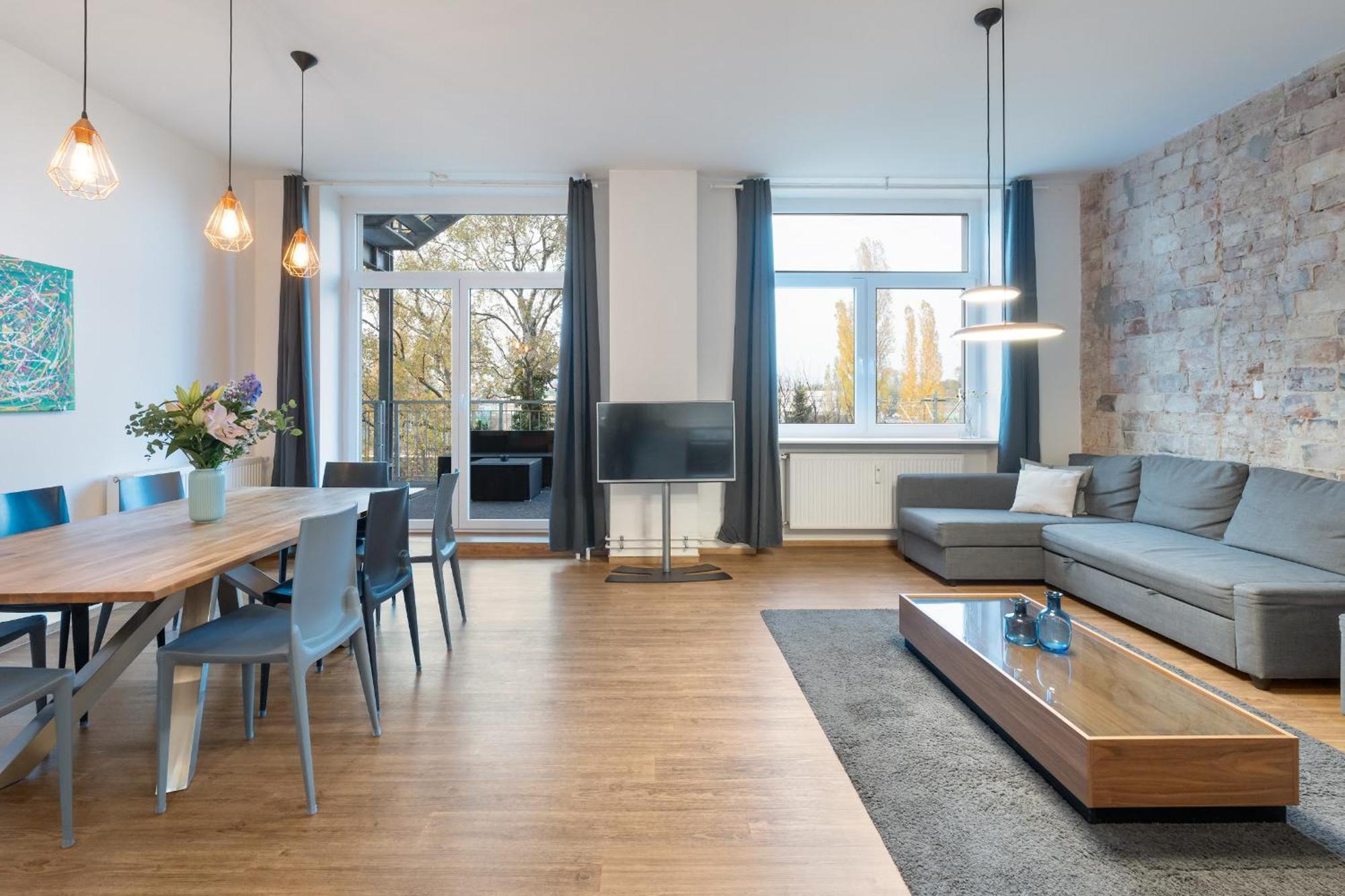 Two-Bedroom Apartment with Balcony