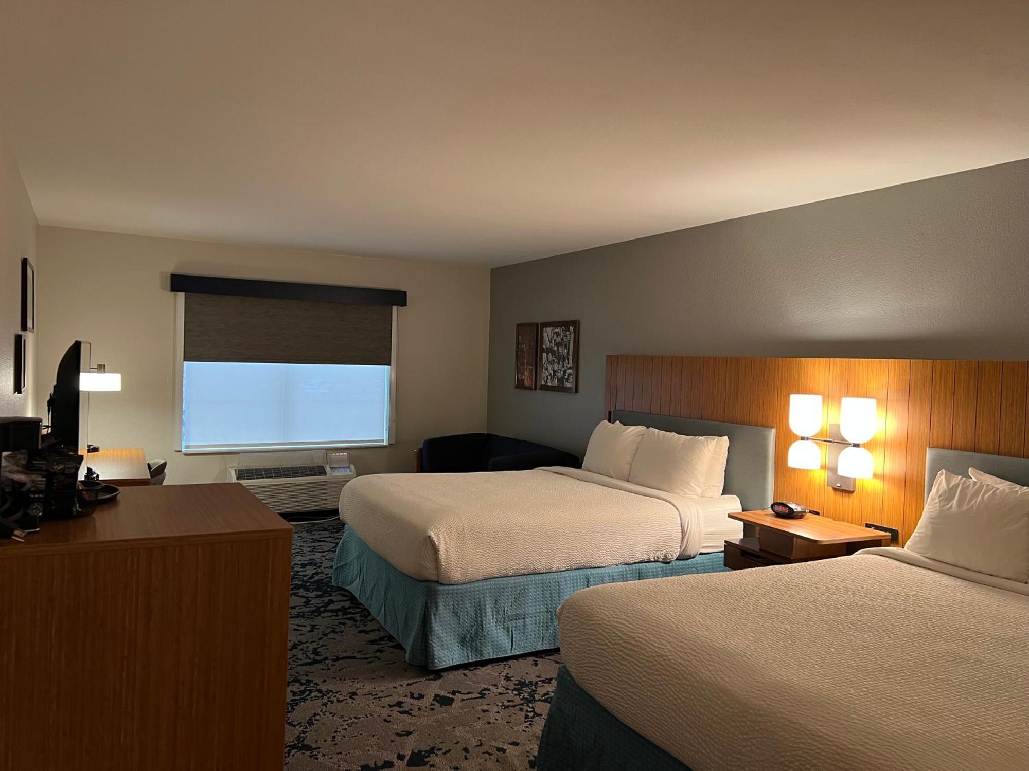 Queen Suite Two Queen Beds Sofa bed Non Smoking or Interior Corridor