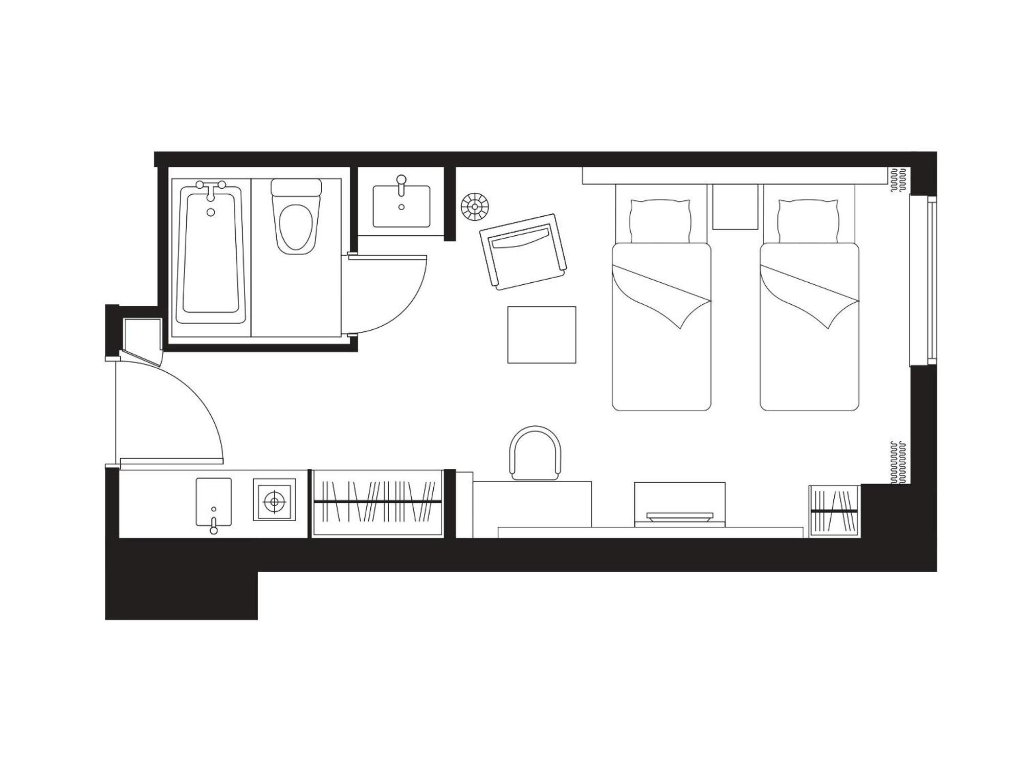 Studio Twin Room