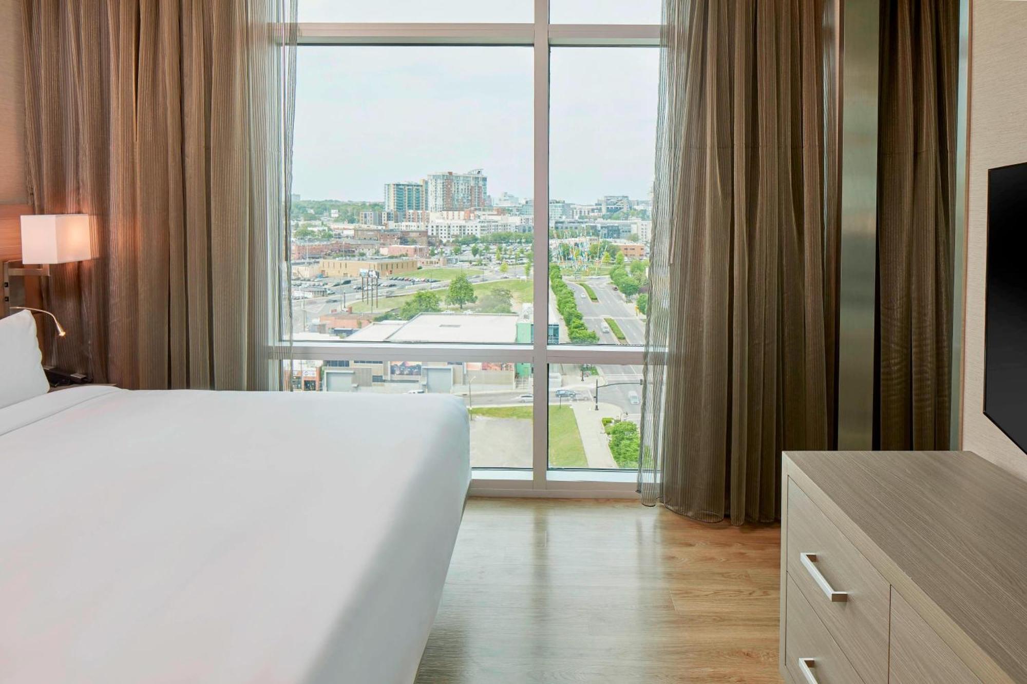 Junior Suite 1 King Bed Sofa Bed Corner Balcony