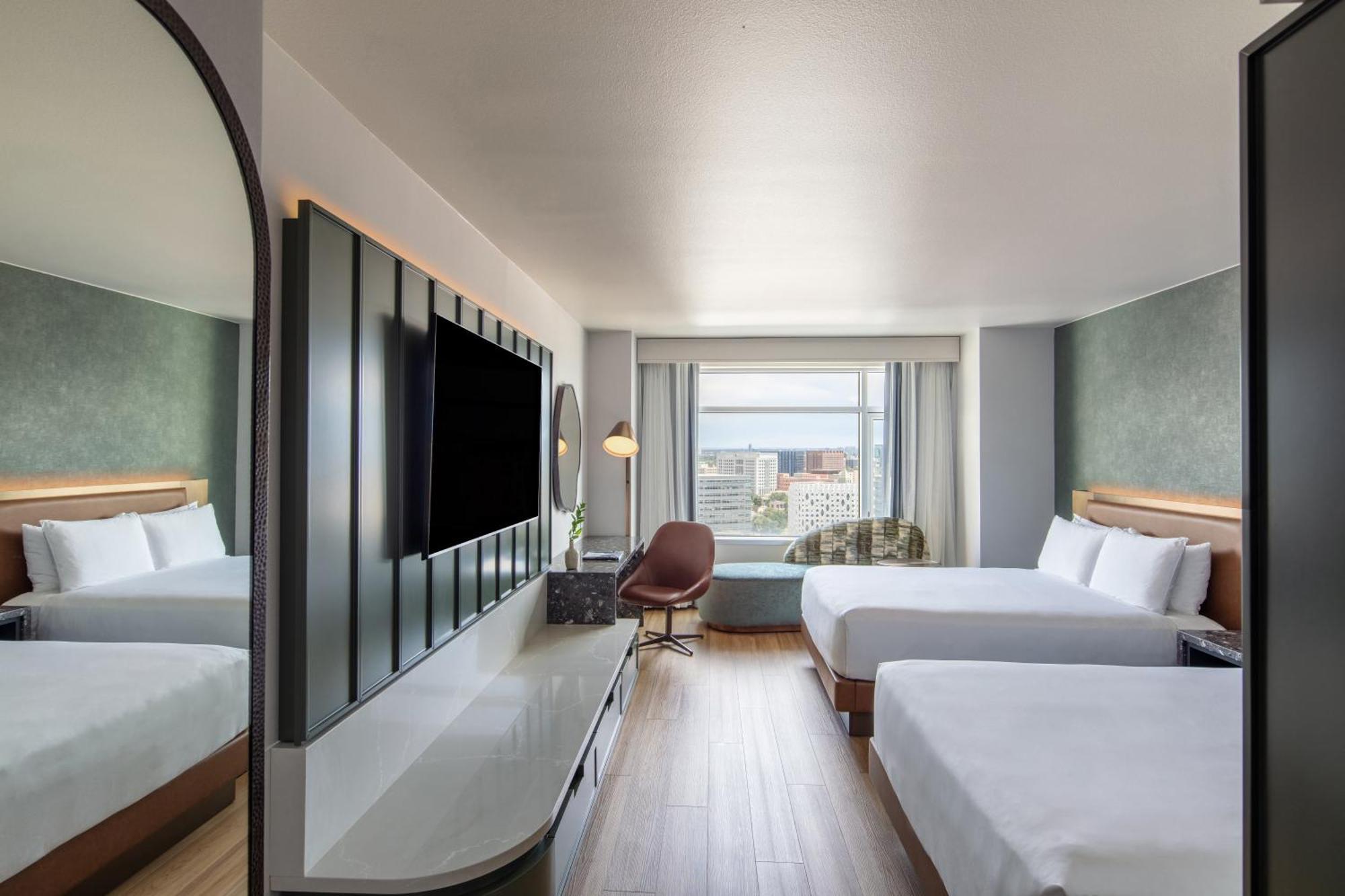 Queen Room with Two Queen Beds and City View