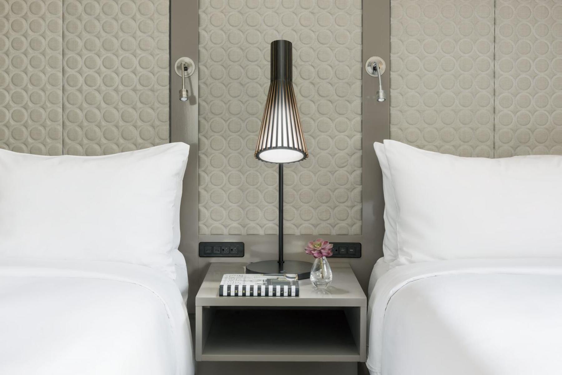 Skyline View Two Double Beds