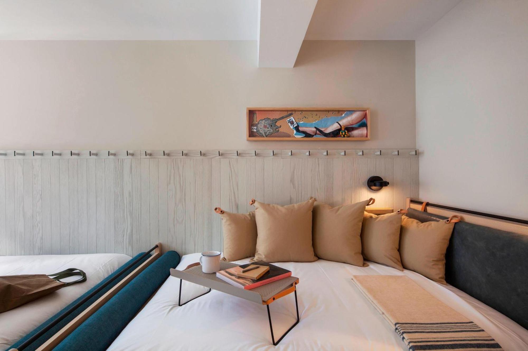 Double Room with Two Double Beds and Roll-In Shower - Mobility Accessible