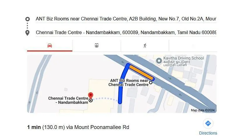 Ant Biz Rooms Near Chennai Trade Centre-1