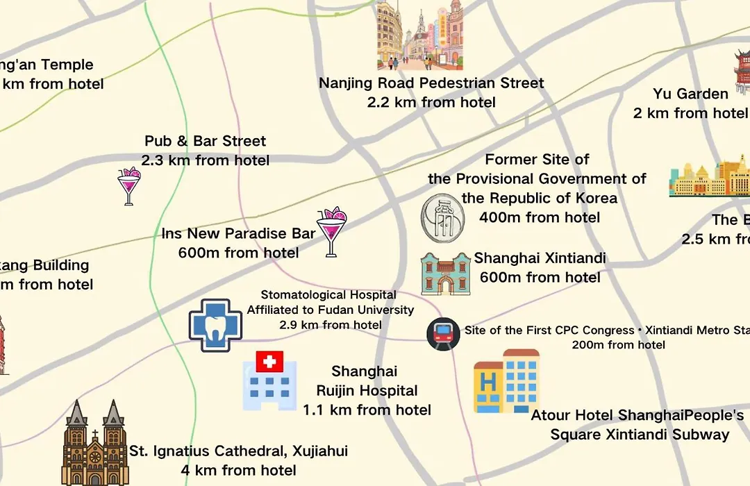 Atour Hotel Shanghaipeople'S Square Xintiandi Subway-1