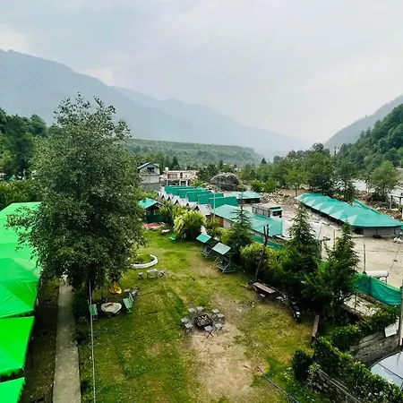 Himalayan Riverside Swiss Cottage Tents, Manali-2