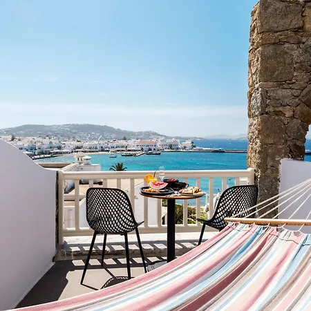 Yalos Hotel Sunset View Mykonos Town Private Rooms-3