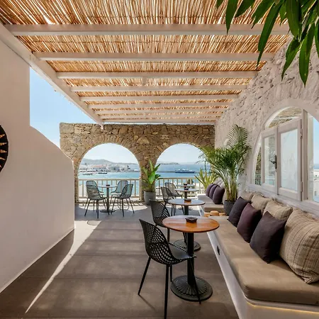 Yalos Hotel Sunset View Mykonos Town Private Rooms-3