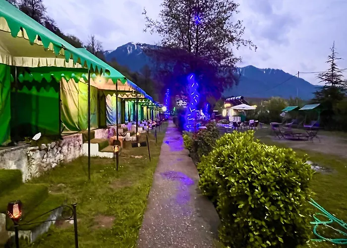 Himalayan Riverside Swiss Cottage Tents, Manali