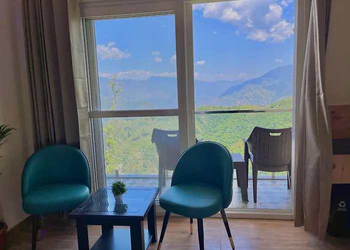 Pine View Cottage & Cafe, Mussoorie - Blissful View From Rooms