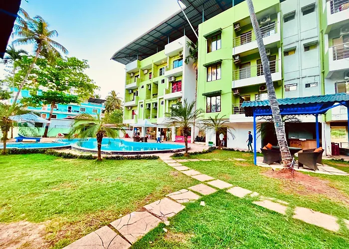 Summer Beach Resort, Goa - #Near Baga Beach #Swimming Pool #Garden #Bar #Lift #Premium Rooms #Property Of The Year #70565-84665 Calangute