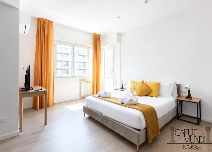 Caput Mundi Rooms - 100Mt To Metro A, Terrace, A-C, 15 Min To Center Rome